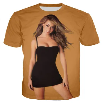 2023 Jaunu un Seksīgu Dievieti, Mariah Carey Iespiesti 3D T-krekls Vīriešiem, Sievietēm Jaunā Modes Gadījuma Streetwear Topi Hip Hop Harajuku Stils Tshirt
