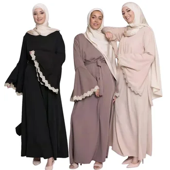 2024 Ramadāna-Musulmaņu Kleita Khimar Hijab Abaya Sievietēm, Dubaija Kaftan Musulmaņu Kleitas, Drēbes, 2XL ملابس محجبات تركية