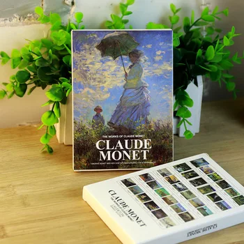 30sheets/DAUDZ Claude Monet, Eļļas Glezna vintage Pastkartes Klods Monē Gleznas, pastkartes/Apsveikuma kartiņu/vēlas Karte/Mode Dāvanu