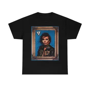 Alice Cooper Portrets no Īpašo Spēku, Vīriešu T Krekls ar Īsām Piedurknēm