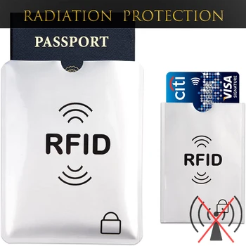 Anti-skenēšanas ietver RFID Pretbloķēšanas 15 Uzmavas Kredītkartes ID + 5 Lieli Turētāji Pase, kas Aizsargā Info Drošības