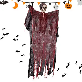 Halloween Skelets Karājas Spoku Rāpojošs Grim Reaper Dārza Dekorēšana Karājas Spoku Haunted House Slepeno Istabu Bāra Aksesuāri