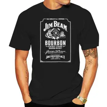 Jim Beam Vīriešu Klasiskās Logo T-Krekls