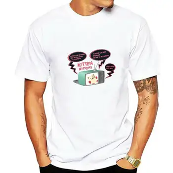 Kaķēns Mittons classic sieviešu t-krekls vīriešu t krekls