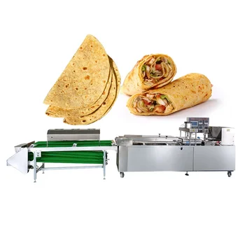 Kukurūzas Meksikas Tortilla Mašīna Taco Roti Maker Nospiediet Maize Graudu Produktu Tortilla Pilnībā Automātiska Rūpniecības Milti