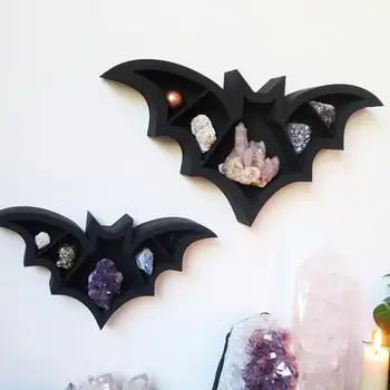 Lieliskas Uzglabāšanas Plaukts Vairāki Nodalījumi uzkrītošā Uzglabāšanas Plaukts Bat Uzglabāšanas Plaukts Halloween Puse Ornaments
