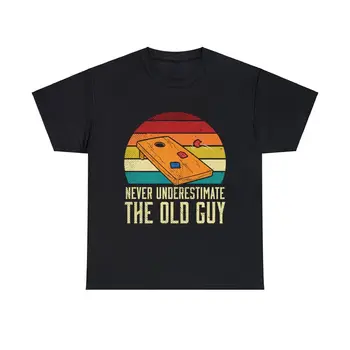 Nekad Nenovērtē Vecs Puisis Smieklīgi Kukurūzas Valdes Vintage T kreklu Izmēri S - 5XL garas piedurknes