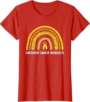 Ph Varavīksnes Lentes Bērnības Vēža Izpratnes Kostīmu Dāmu Crewneck T-Krekls ar garām piedurknēm