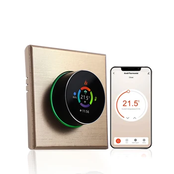 WiFi Smart Termostats, Temperatūras regulators Programmējamas Pogas Kontroles/ APP/ Balss Vadība Savietojams ar Alexa/Google Home